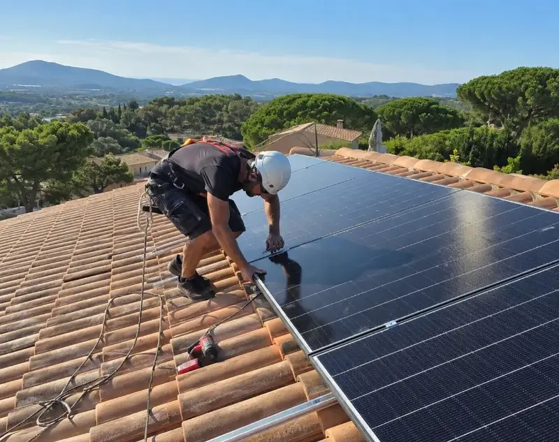 Installateur panneaux solaires Gémenos — pose photovoltaïque sur toiture
